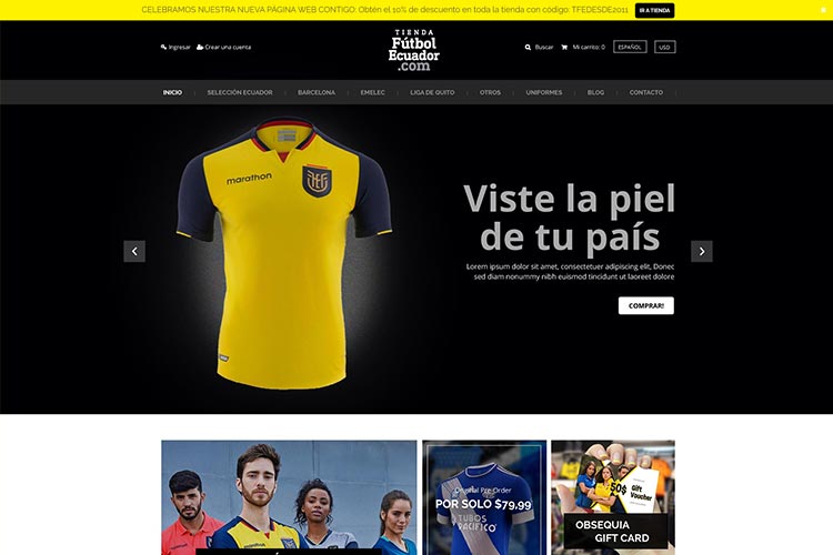tienda futbol ecuador